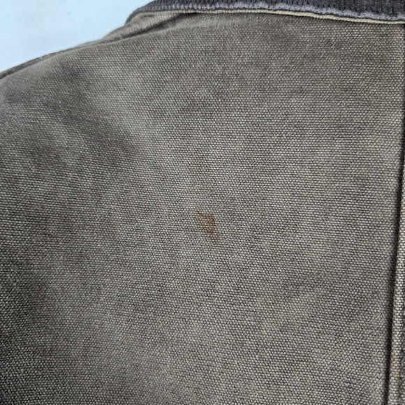 Carhartt Vintage Mens Large C02CHT Brown Chestnut Blanked Lined Chore Jacket - Picture 7 of 11